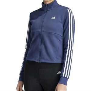Women's adidas AEROREADY Training Essentials 3-Stripes Track Jacket Medium Gym